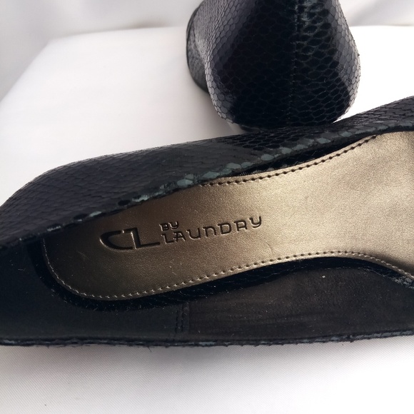 cl by laundry spot on sandal